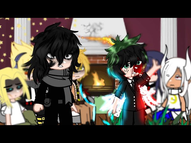 Mha pro Heroes react past deku dead AU (past deku Ghost)