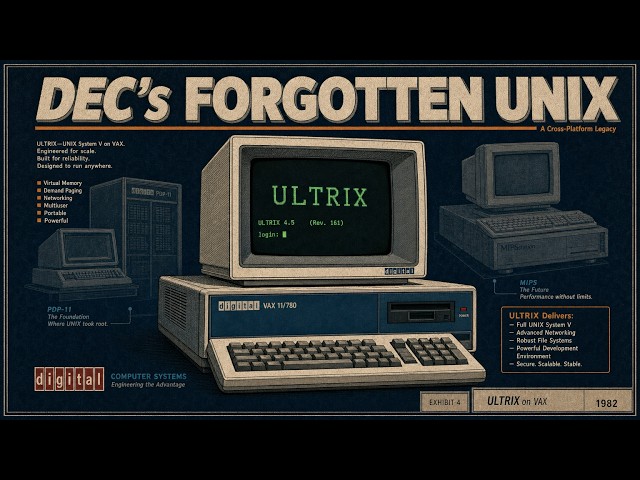 Ultrix: DEC's Forgotten Unix That Powered a Generation