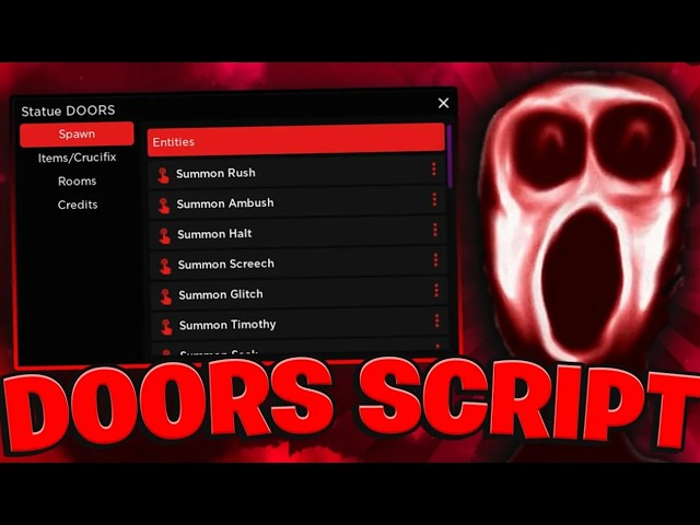 NEW ROBLOX  Doors Script  Hack  Spawn Entities  Rooms + Skip Doors  PASTEBIN 2026