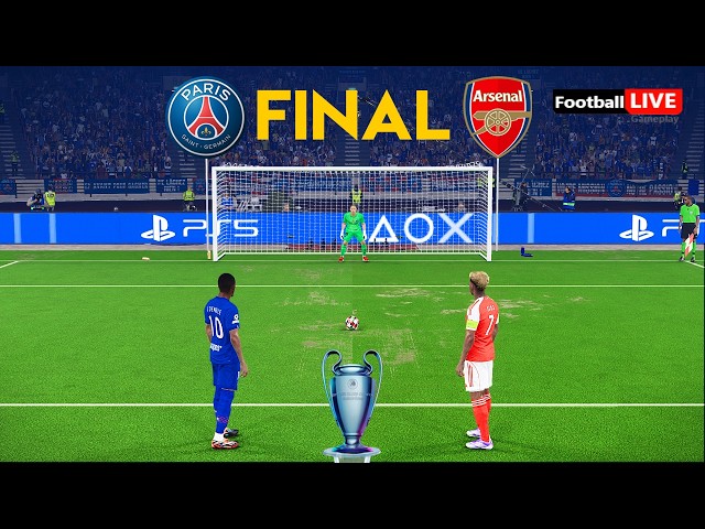 PSG vs ARSENAL - Penalty Shootout - UEFA Champions League Final 2026 | Simulation PES