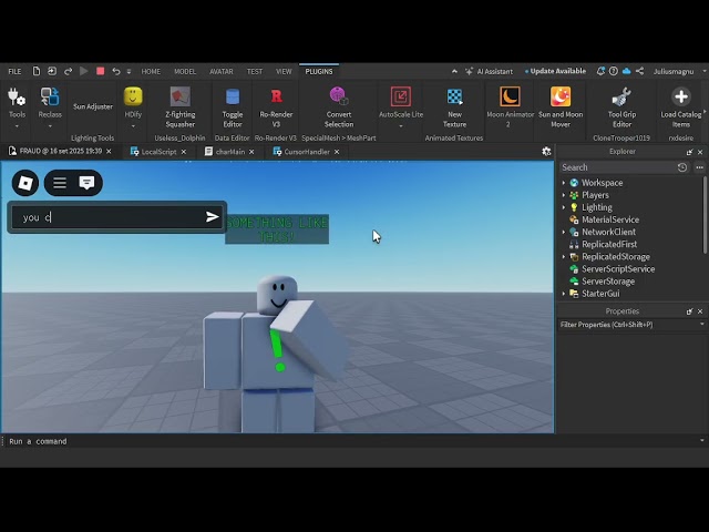 dynamic text chat