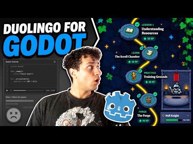 I Made Duolingo, But for Learning Godot Engine
