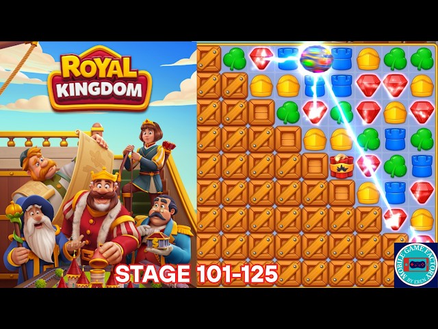 Royal Kingdom Stage 101 - 125 Gameplay Walkthrough (iOS,Android)