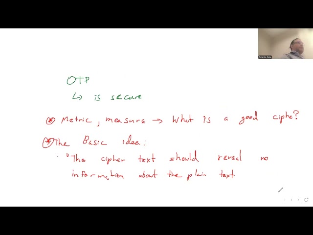 What makes a secure cipher in modern cryptography