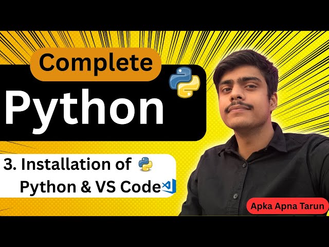 Python Installation + VS Code Setup for Beginners (Hindi)