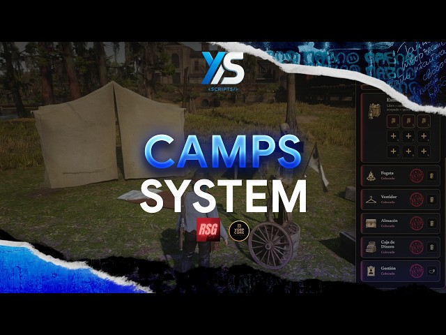 Player camp system  [ VORP | RSG ] RedM Script