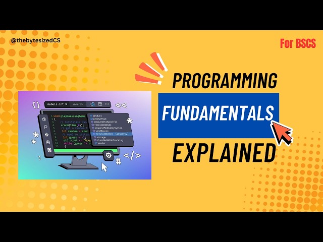 Programming Fundamentals Explained for BSCS Freshers | Complete Beginner Guide
