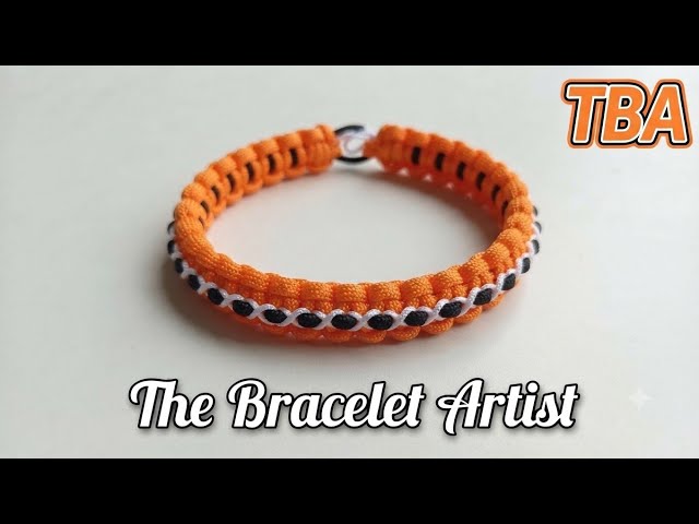 ​Most Satisfying Paracord Bracelet Ever! 😱🧡 | DIY Bracelet Tutorial #shorts