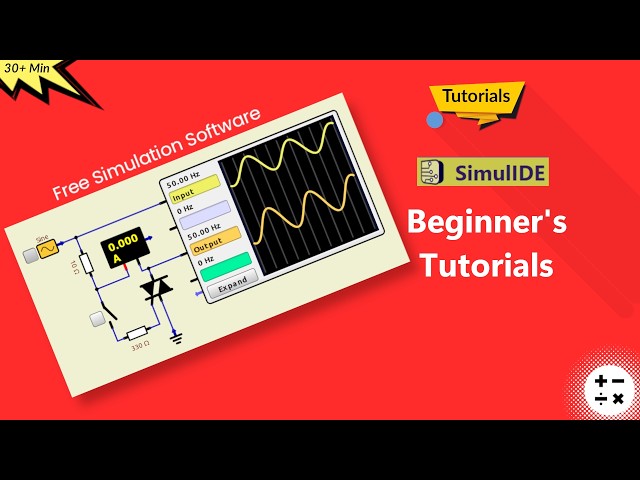 Free Simulation Software | Tutorials on how to use SimulIDE for simulating electronic circuits