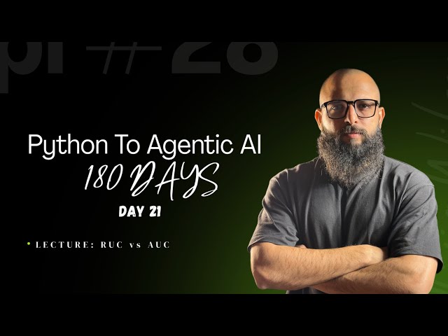 ROC Curve vs AUC Score Explained | Machine Learning Classification Metrics for Beginners