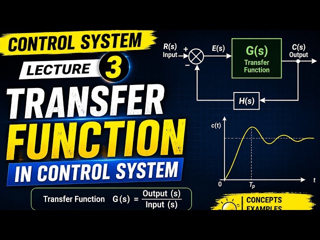 #3 Transfer Function // pole zero concept, Control system full detail #controlsystem 