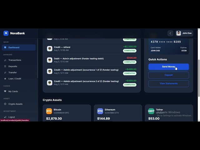 NovaBank –Online Banking PHP Script. How to design online banking . Latest Online Banking PHP Script