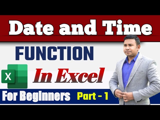 Learn How to Use DATE and TIME Functions in Excel - Part 1 | BDS Computer