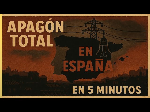 🔌¡Todo lo que necesitas saber sobre el APAGÓN TOTAL histórico en 5 MINUTOS!⚡