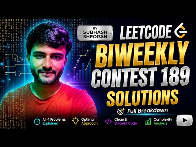 LeetCode Biweekly Contest 189 | All 4 Solutions Explained | C++
