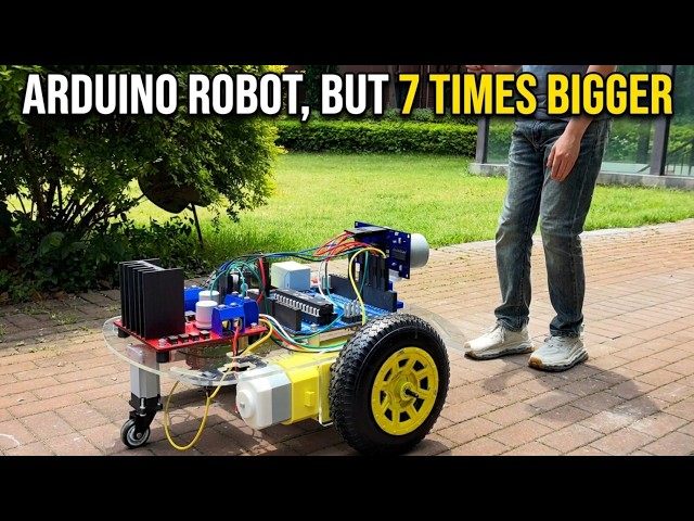 I Built an Arduino Robot 7 Times Bigger (And It Actually Works)