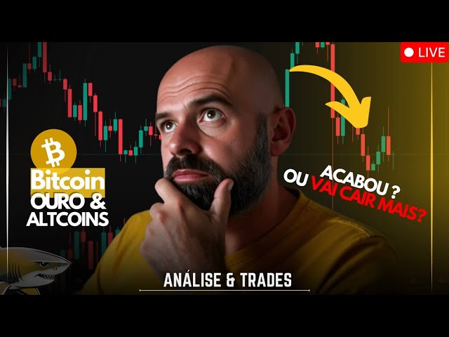 ANÁLISE BITCOIN E ALTCOINS AO VIVO – Trade Cripto Hoje [LIVE]