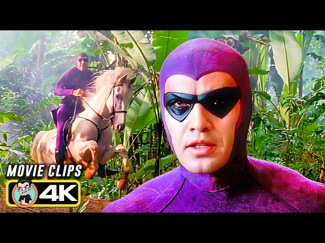 The Phantom (1996) Best Swashbuckling Action Scenes (4K)