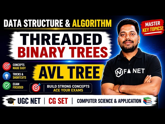 Data Structure and Algorithm | Threaded Binary Trees | AVL Tree | Computer Science and Application