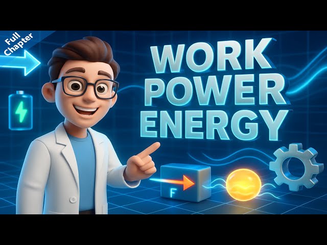 Work, Energy and Power – 3D Animated || Class 11 Full Chapter || Chapter 5 Physics