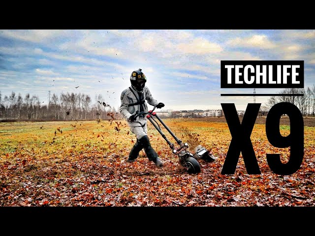 TECHLIFE X9 Review - ALL HAIL THE NEW KING OF ELECTRIC KICKSCOOTERS (85 kph GPS tested) (Zero 11X)