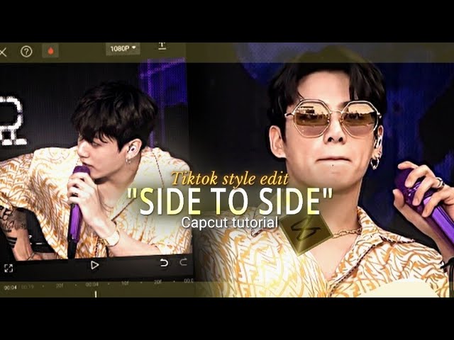 "SIDE TO SIDE" - KPOP TIKTOK TREND CAPCUT TUTORIAL | BTS | TRENDING | VIRAL | EDIT | JEON JUNGKOOK •