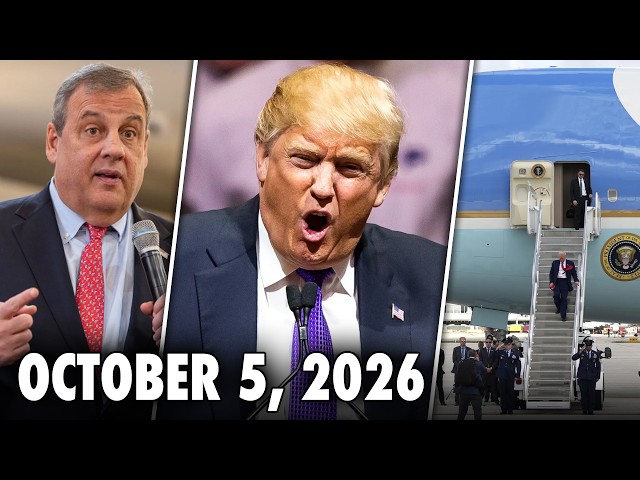 Trump Refuses to Let Reporters on AF1,  Chris Christie Has Bad News For Republicans (10/5/26)