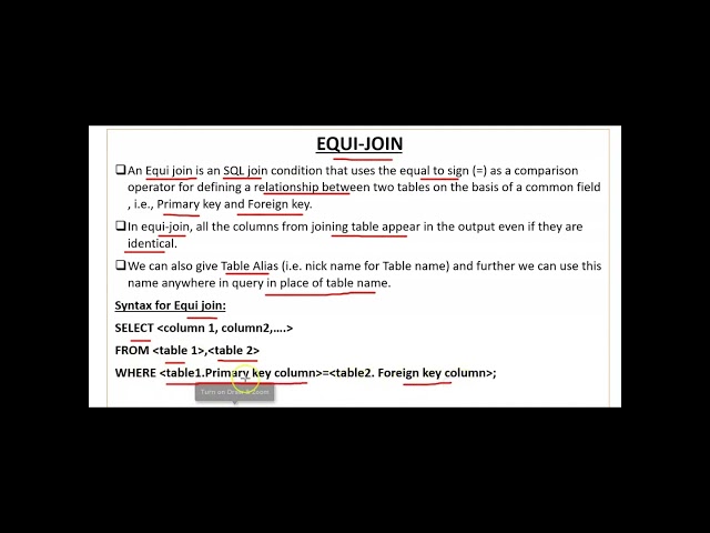 Equi Join in SQL | SQL Equi Join #sqlforbeginners #mysql #sql #sqljoins #mysqltutorials #sql #exam