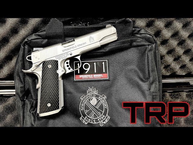 Springfield Armory Stainless TRP 1911 Custom Close 