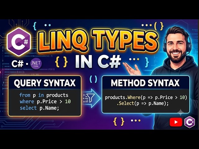 LINQ Query Syntax vs Method Syntax in C# 🔥 | Complete Tutorial🚀 | C# Interview Topic