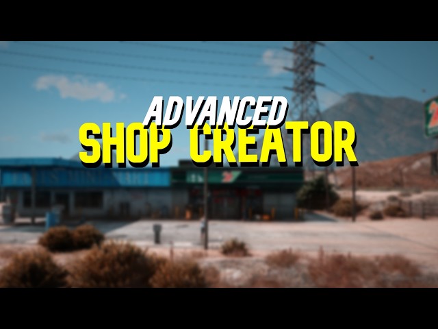 Advanced Shop Creator Script  | Install & Showcase | FiveM Tutorial 2026
