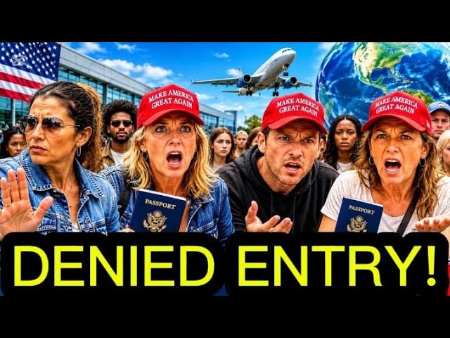 MAGA TRAVELLERS GET A HARSH REALITY CHECK OVERSEAS -QUICKLY NOTICE THEY'RE NOT WELCOMED 