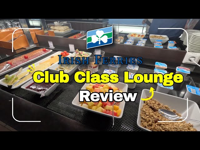 Is Club Class Worth It? Irish Ferries Holyhead to Dublin – Lounge + Duty Free Tour