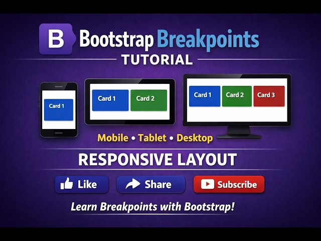 Bootstrap 5 Breakpoints Explained Practically