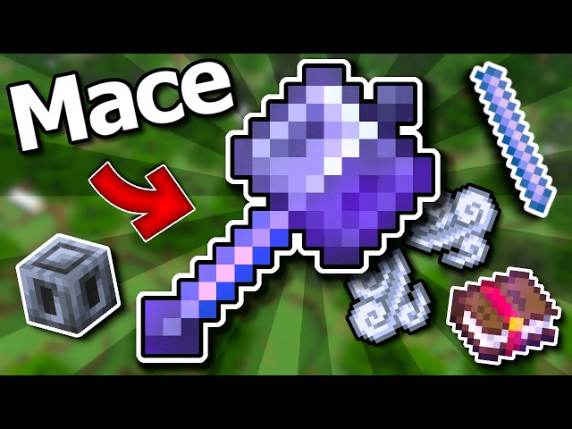Everything About The Mace In Minecraft - Best Enchants, Trial Chamber Raid!