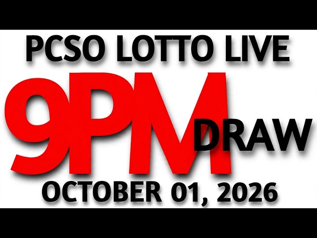 Lotto Result Today 9pm Draw October 1, 2026 Swertres Ez2 PCSO LIVE