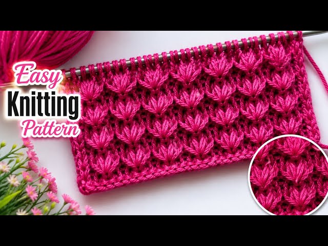     Learn to Knit Easy Pattern for Beginners | Step by Step 