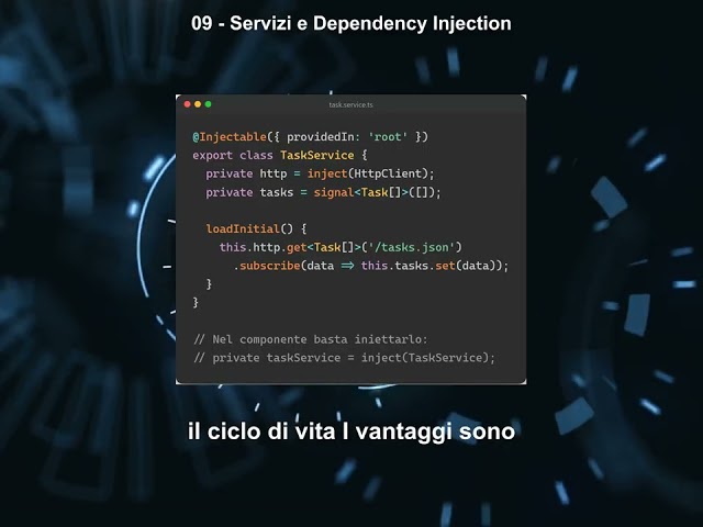 09 Servizi e Dependency Injection
