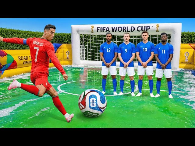 WORLD CUP SLIDE N SLIDE FOOTBALL MATCH!!