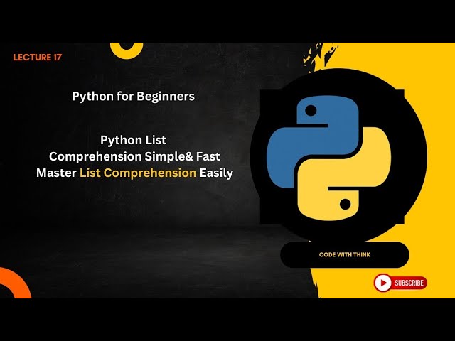 Python List Comprehension Explained in 5 Minutes!