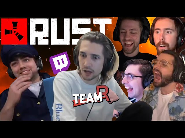 Best of Twitch Streamers playing RUST - Funniest Clips