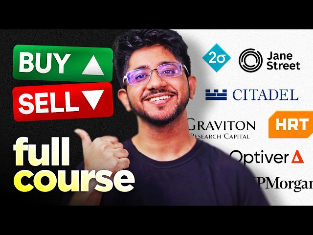 CRACK HFT & Quant Jobs In 2026 | Market Making COMPLETE Course + Strategies | Vivek Gupta