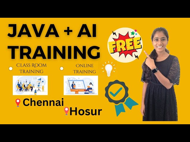 💻Java Classroom Training in Tamil🇮🇳 |Java Course Duration & Fees in Chennai💰 |Java Training Hosur📍