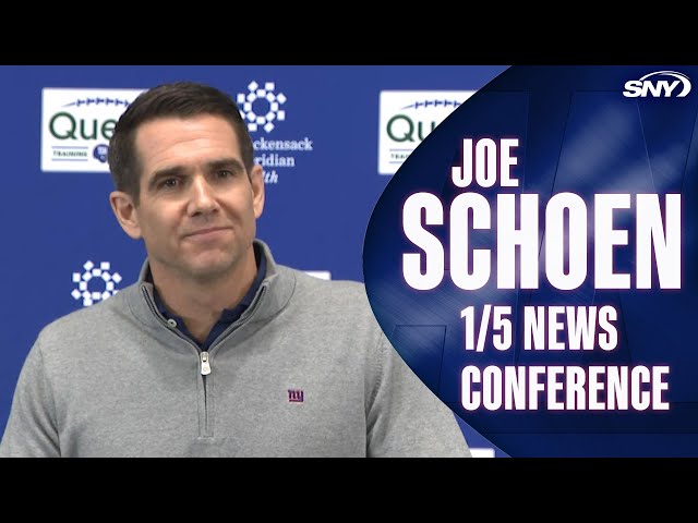 Joe Schoen on remaining as Giants' GM