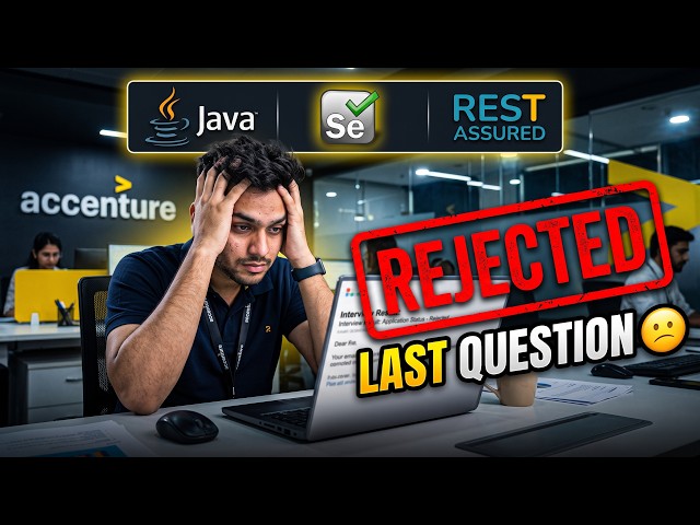 Accenture Automation Testing Interview | Java, Selenium & REST Assured