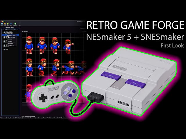 RetroGameForge: SNESmaker, NESmaker5, Holiday first look