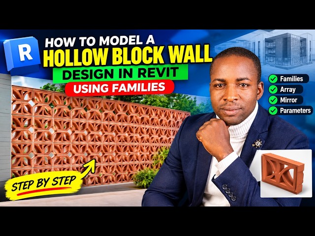 How to Create This Amazing Hollow Block Wall Design in Revit
