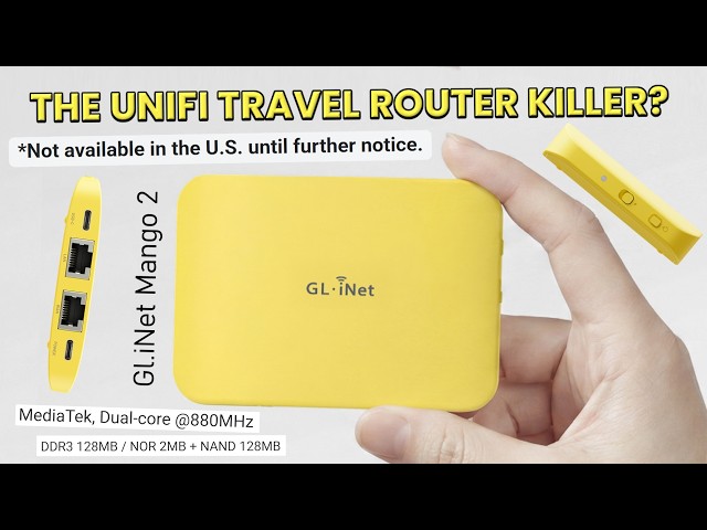 The UniFi Travel Router Killer? The Gl.iNet Mango 2 Travel Router Revealed