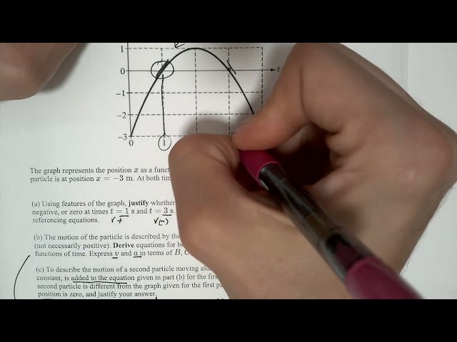 AP Physics C kinematics FRQ public available