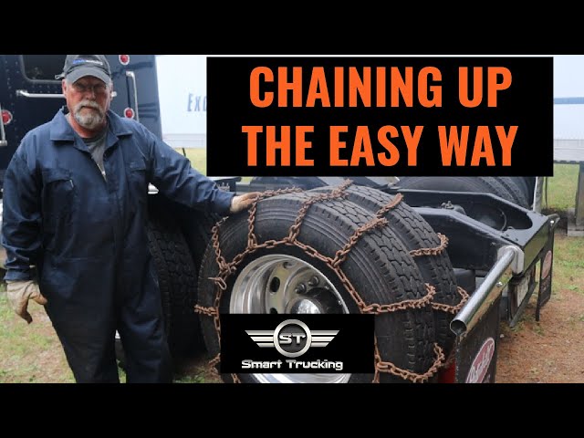 How To Install Triple Snow Chains on a Truck + A Hack  + A  Story!
